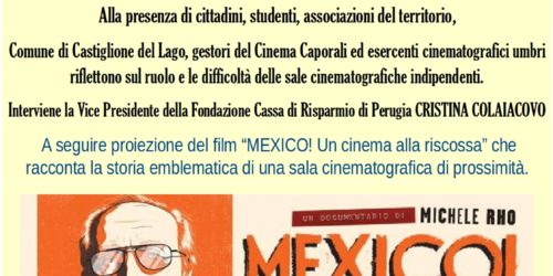 IL FUTURO DEI CINEMA DI PROSSIMITA’: VERSO LA RISTRUTTURAZIONE DEL CAPORALI